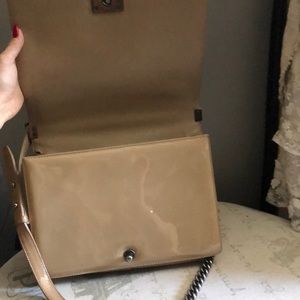 CHANEL Bags - Chanel boy bag beige patent leather CHANEL Bags - Chanel boy bag beige patent leather